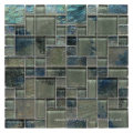 Swimming Pool and Bathroom Wall Blue Color Glass Mosaic Tile